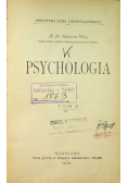 Psychologia Tom III 1903 r.