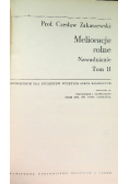 Melioracje rolne nawadnianie Tom II