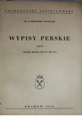 Wypisy Perskie część II