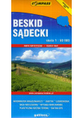 Beskid Sądecki.  Mapa turystyczna 1: 50 000