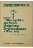 Materiały na III Ogólnopolskie Sympozjum Towarzystwa Psychotronicznego w Warszawie