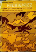 Pisma filozoficzne i estetyczne Zagadnienia psychofizyczne