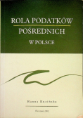 Rola podatków pośrednich w Polsce