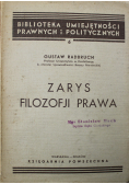 Zarys Filozofji Prawa 1938 r.