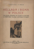 Hellada i Roma w Polsce 1933 r.