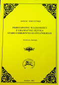 Podstawowe Wiadomości z Gramatyki Języka