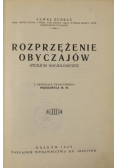 Rozprzężenie obyczajów 1929 r.