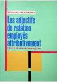 Les adjectifs de relation employes attributivement