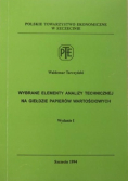 Wybrane elementy analizy technicznej na giełdzie papierów wartościowych