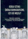 Dzieło sztuki Źródło ikonograficzne czy coś więcej
