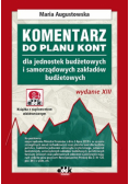 Augustowska Maria - Komentarz do planu kont