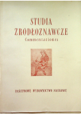 Studia źródłoznawcze