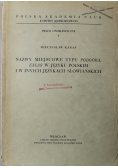 Nazwy miejscowe typu podgóra Zalas w języku polskim