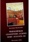 Warszawskie czasopisma uczone doby Augusta III