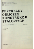 Przykłady obliczeń konstrukcji stalowych