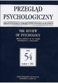 Przegląd psychologiczny tom 54