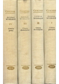 Goethe Dzieła wybrane 4 Tomy