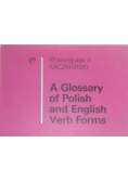 A Glossary of Polish and English Verb Forms