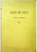 Kim Ir Sen dzieła wybrane V