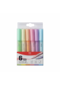 Markery akrylowe pastelowe Set 6szt.
