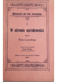 W obronie narodowości 1900 r.