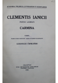 Clementis Ianicii Carmina 1930 r.