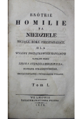 Krótkie homilie na niedziele Tom I 1829 r.