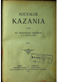 Socyalne kazania Tom I 1910 r