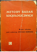 Metody badań socjologicznych