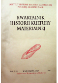 Kwartalnik Historii Kultury Materialnej Nr 1