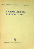 Obliczenia chemiczne dla farmaceutów