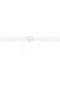 Girlandy z organzy biały 1,8m 2szt