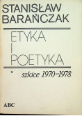 Etyka i poetyka Szkice 1970  1978