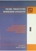 Standardy postępowania diagnostyczno-terapeutycznego w schorzeniach układu nerwowego u dzieci i młodzieży Tom 2