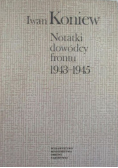 Notatki dowódcy frontu 1943 1945