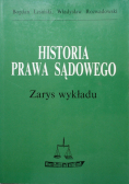 Historia prawa sądowego zarys wykładu