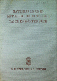 Matthias Lexers Mittelhochdeutsches Taschenworterbuch