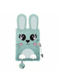 Pamiętnik A5 Włochacz z kłódką 3D Rabbit 96k.