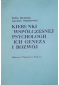 Kierunki współczesnej psychologii ich geneza i rozwój