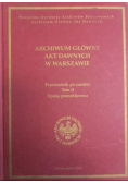 Archiwum Główne Akt Dawnych w Warszawie Tom II