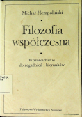Filozofia współczesna  Wprowadzenie do zagadnień i kierunków