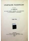 Kwartalnik filozoficzny 1938 r.
