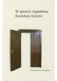 W sprawie Agambena Konteksty krytyki