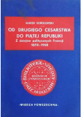 Od drugiego cesarstwa do piątej republiki z dziejów politycznych Francji 1970-1958