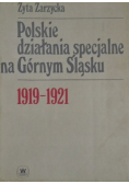 Polskie działania specjalne na Górnym śląsku 1919 1921