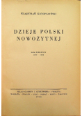 Dzieje Polski Nowożytnej Tom 1 1936 r.