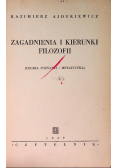 Zagadnienia i kierunki filozofii, 1949 r.