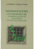 Mikrosystemy wychowawcze w resocjalizacji nieletnich