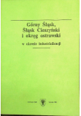 Górny Śląsk Śląsk Cieszyński I Okręg Ostrawski w okresie industrializacji