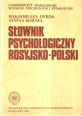 Słownik psychologiczny rosyjsko polski